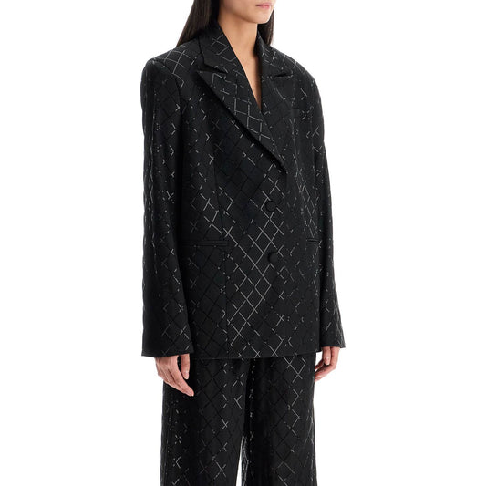 Rotate 'oversized sequin Jackets Rotate Black