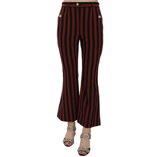 Dolce & Gabbana Elegant Cropped Flared Trousers