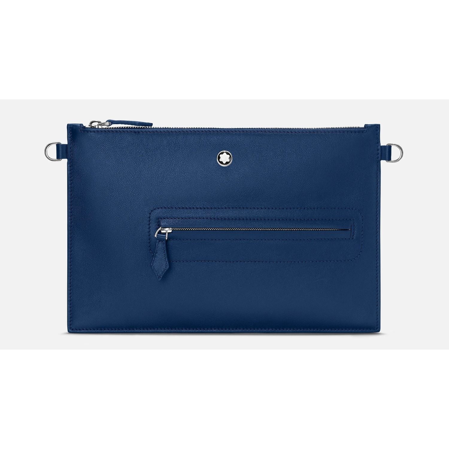 Front view with bag zipped and handles upright.