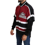 Dolce & Gabbana Red Black AMORE Sport Full Zipper Sweater JKT2696-48