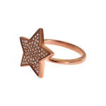 Nialaya Womens Clear CZ Star 925 Silver Ring SIG19101-US5