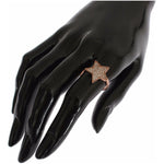 Nialaya Womens Clear CZ Star 925 Silver Ring SIG19101-US5