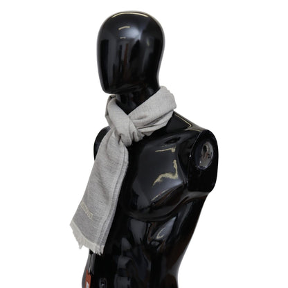 Missoni Beige 100% Wool Unisex Neck Wrap Scarf