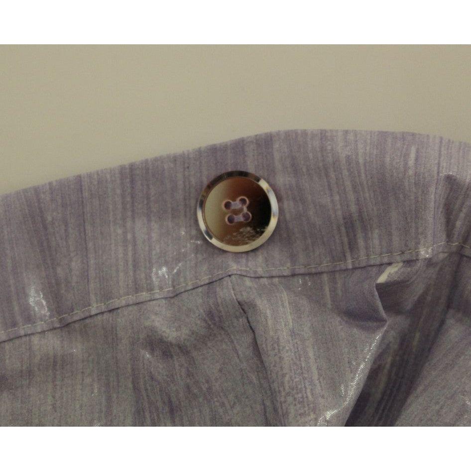 تنورة أنيقة من الفيسكوز الأرجواني من Licia Florio - إغلاق ملفوف