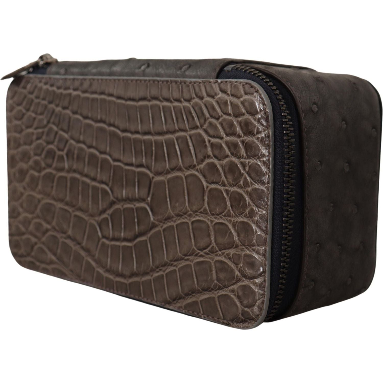 精致的珍稀皮革化妆包