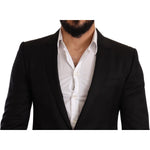 Dolce & Gabbana Black Check MARTINI SLIM FIT 2 Piece Suit KOS1885-44