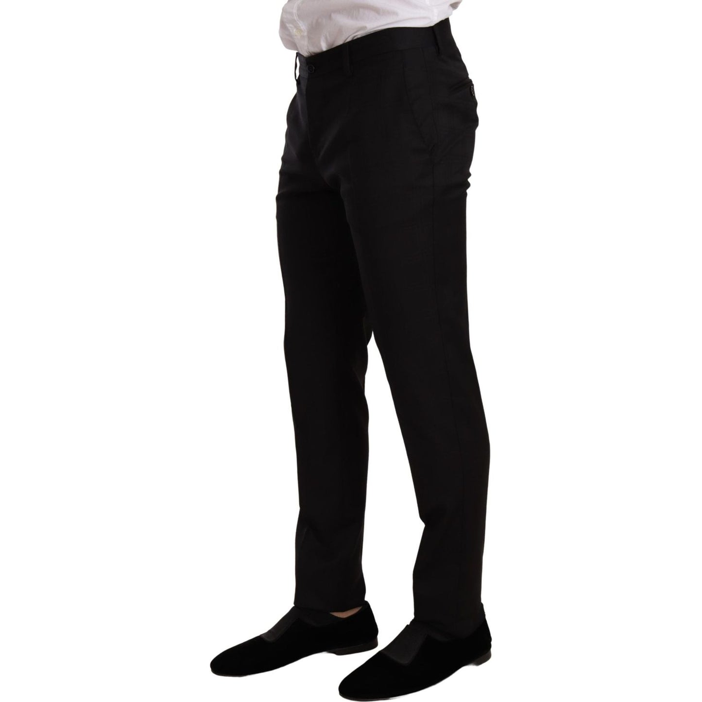 Dolce & Gabbana Black Check MARTINI SLIM FIT 2 Piece Suit KOS1885-44