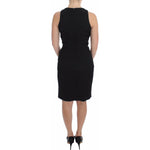 DAIZY SHELY Black Sheath Party Evening Knee Length Dress WOMAN DRESSES