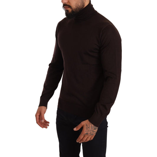 Dolce & Gabbana Elegant Cashmere Turtleneck Sweater Dolce & Gabbana Black