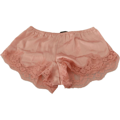 Dolce & Gabbana Pink Floral Lace Lingerie Underwear WOMAN UNDERWEAR