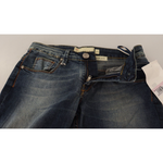 Acht Blue Washed Cotton Low Waist Skinny Denim Women Trouser Jeans PAN71803-26