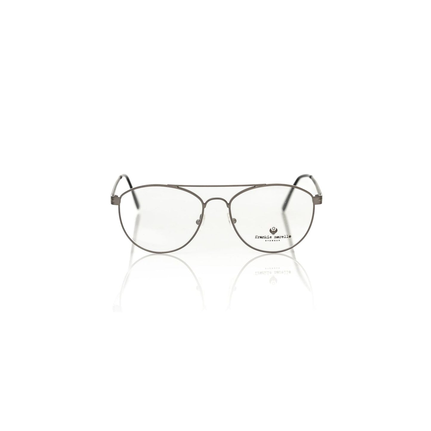 Frankie Morello Gray Metallic Fibre Glasses Frame