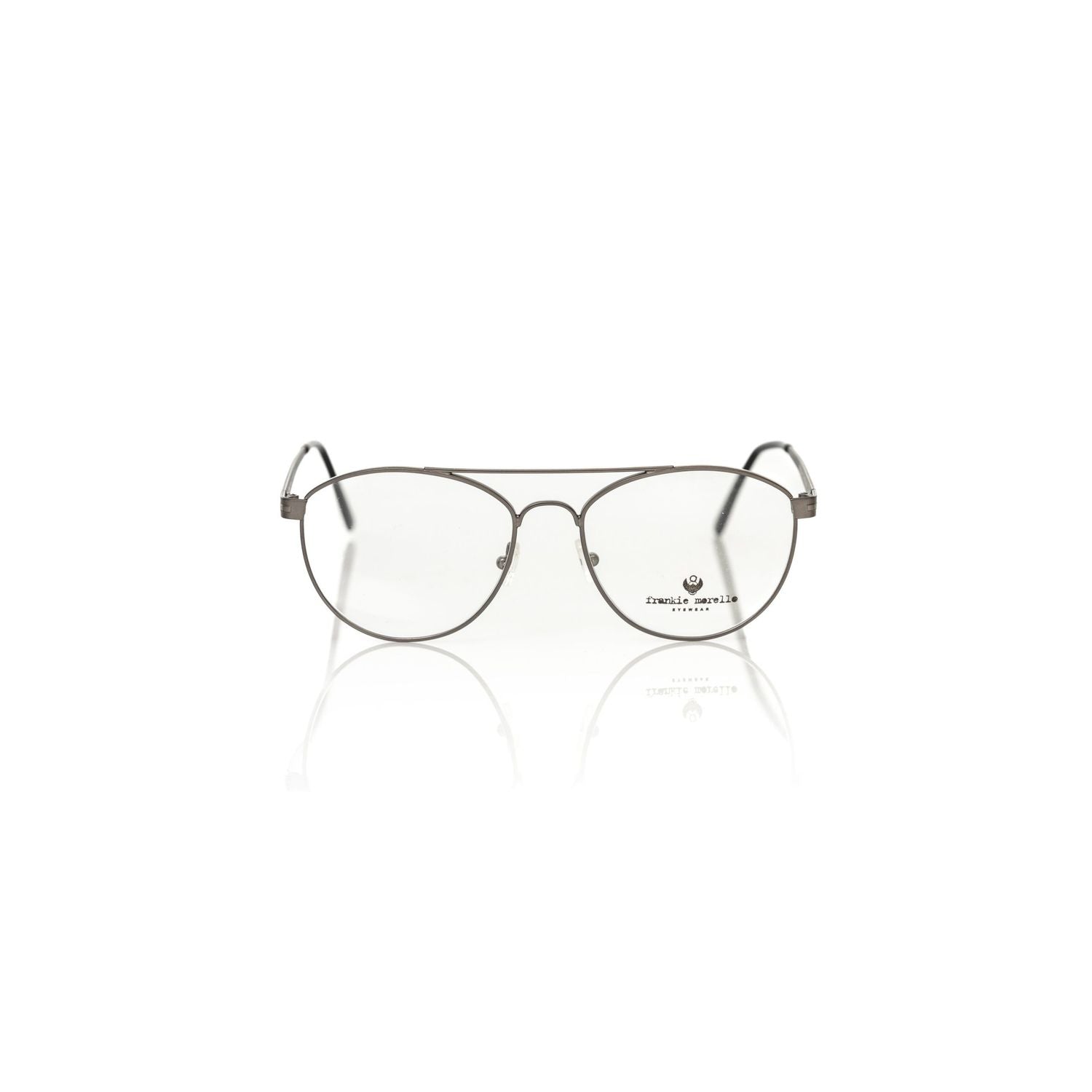 Frankie Morello Gray Metallic Fibre Glasses Frame