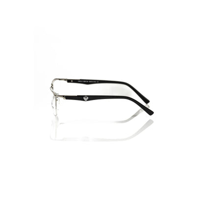 Frankie Morello Black Metallic Fibre Glasses Frame