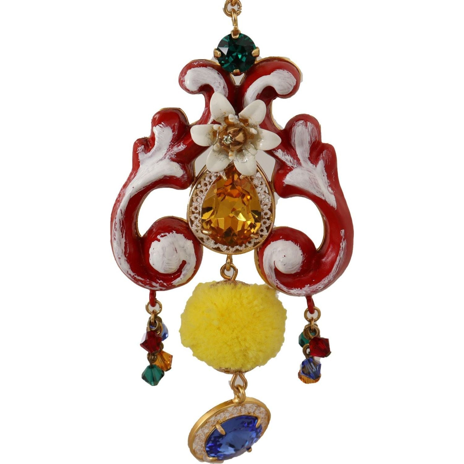 多色水晶个性项链