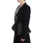 KAALE SUKTAE Black Short Blazer Coat Biker Jacket SIG12606-1