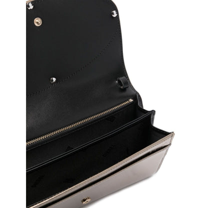 Diesel 1Dr leather wallet-on-chain Clutches