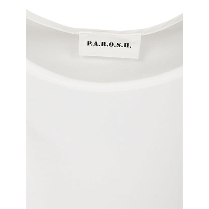 Parosh Top Cream Topwear