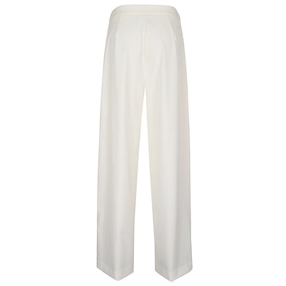 Erika Cavallini Semi-Couture Trousers White Trousers