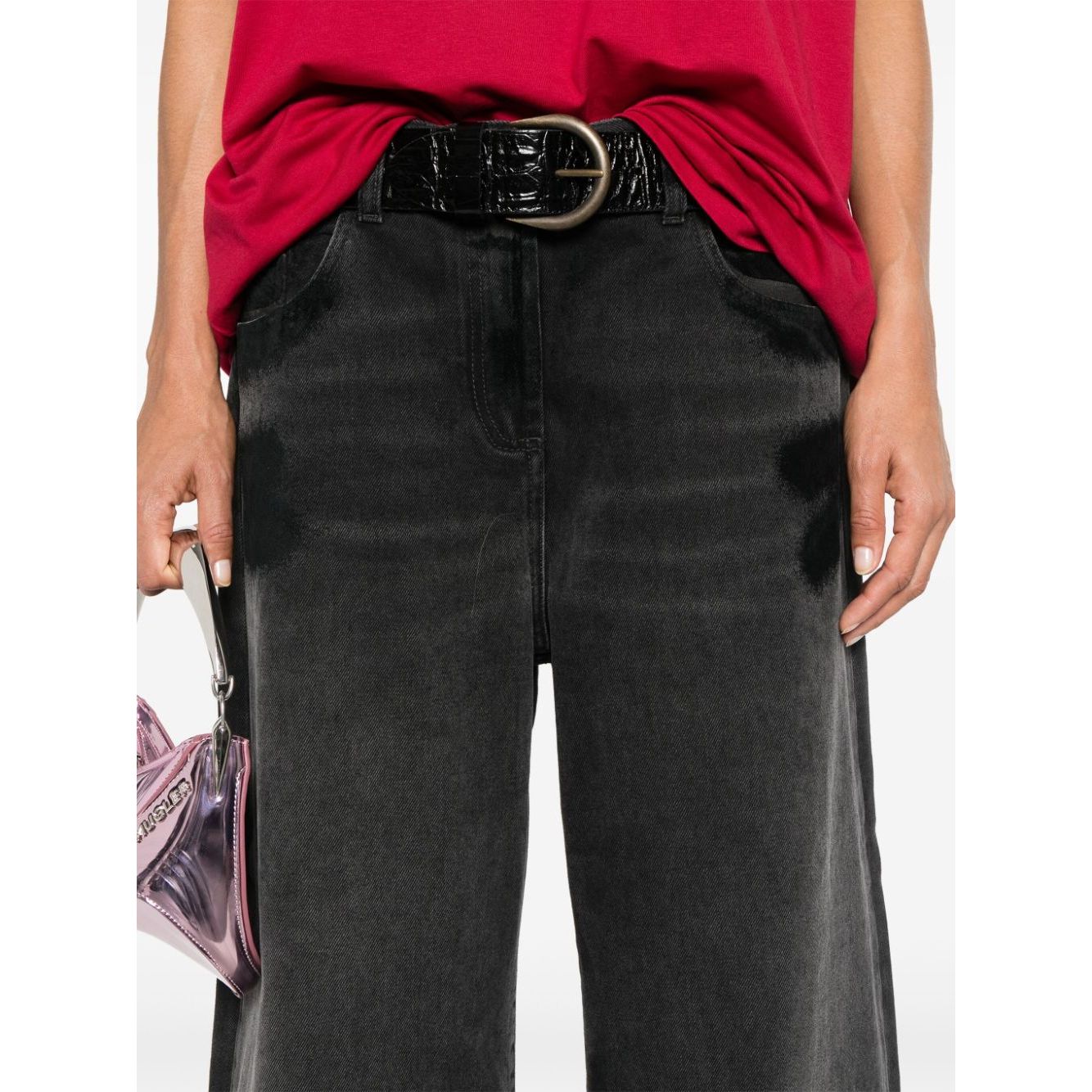 The Attico Jeans Black