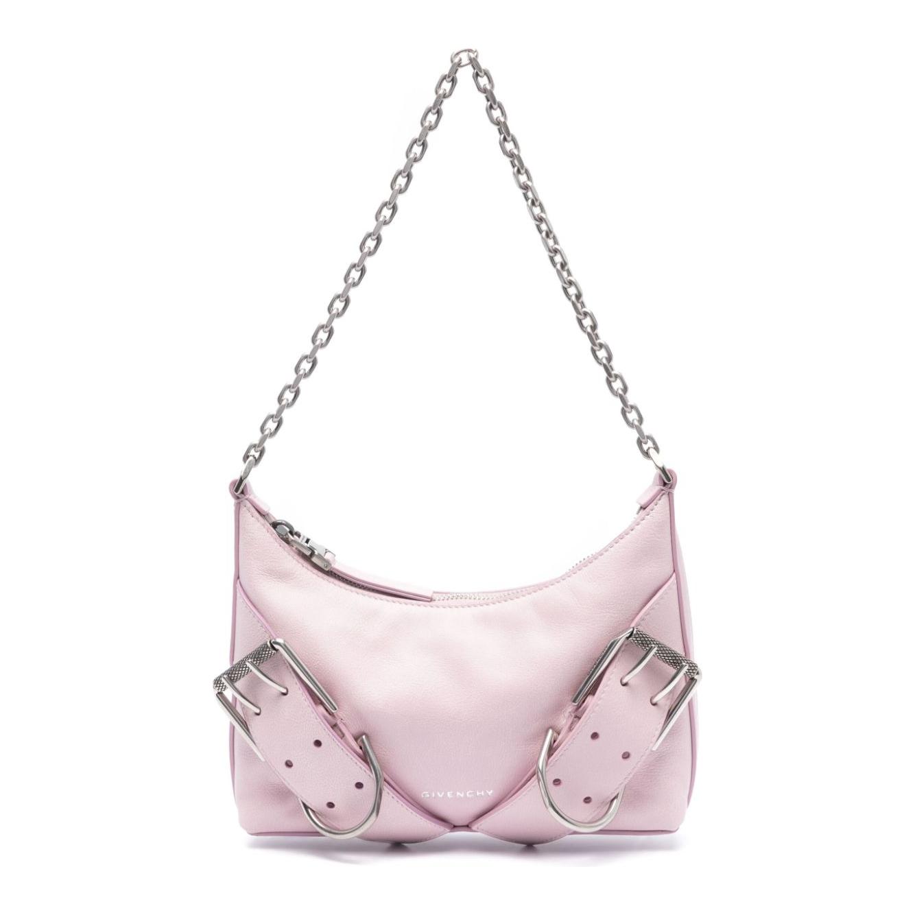 Front view with bag zipped and handles upright.