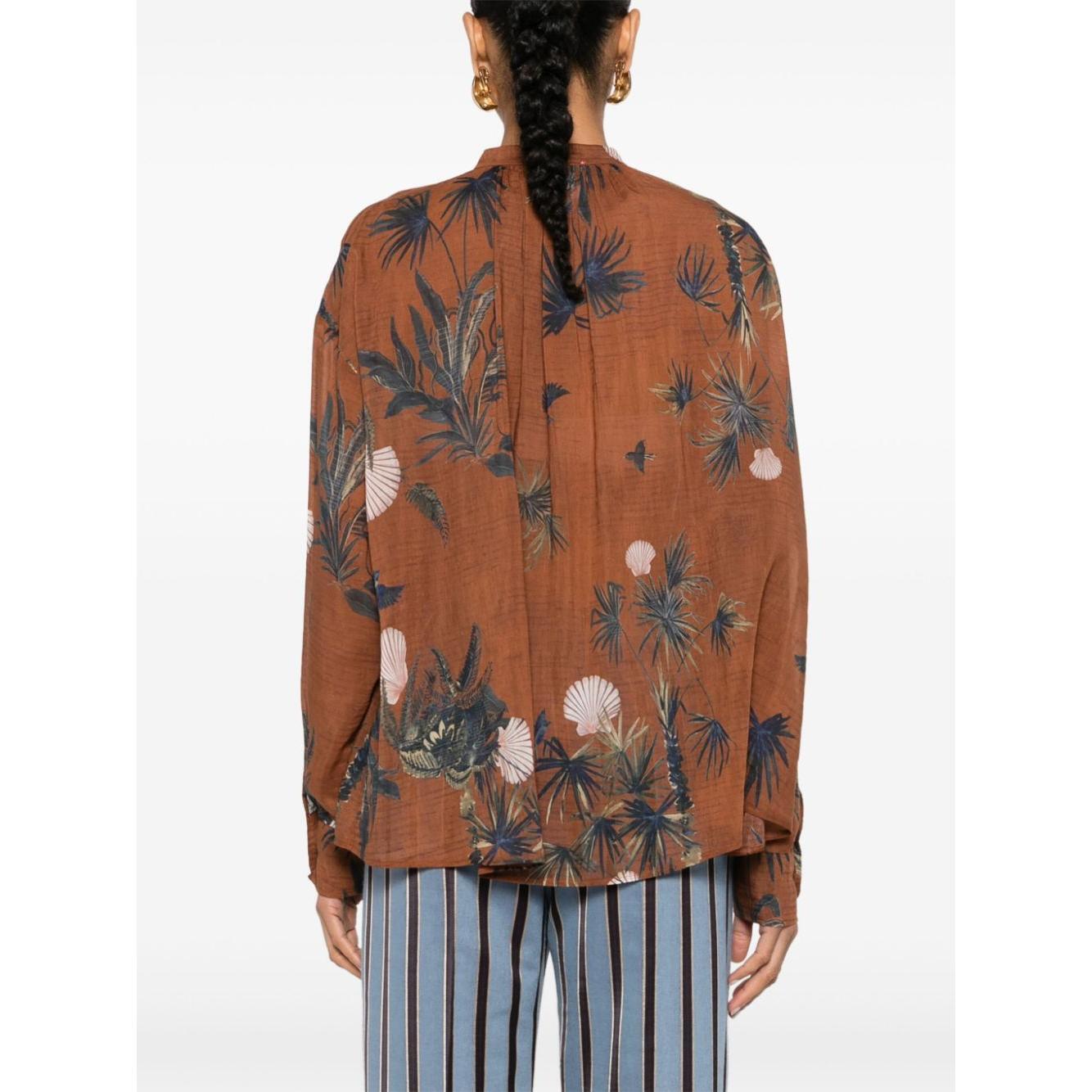 Forte Forte mix-print semi-sheer shirt 13322MYSHIRT3004-AI24