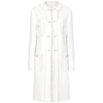 Dolce & Gabbana Single-breasted raschel tweed coat Jackets