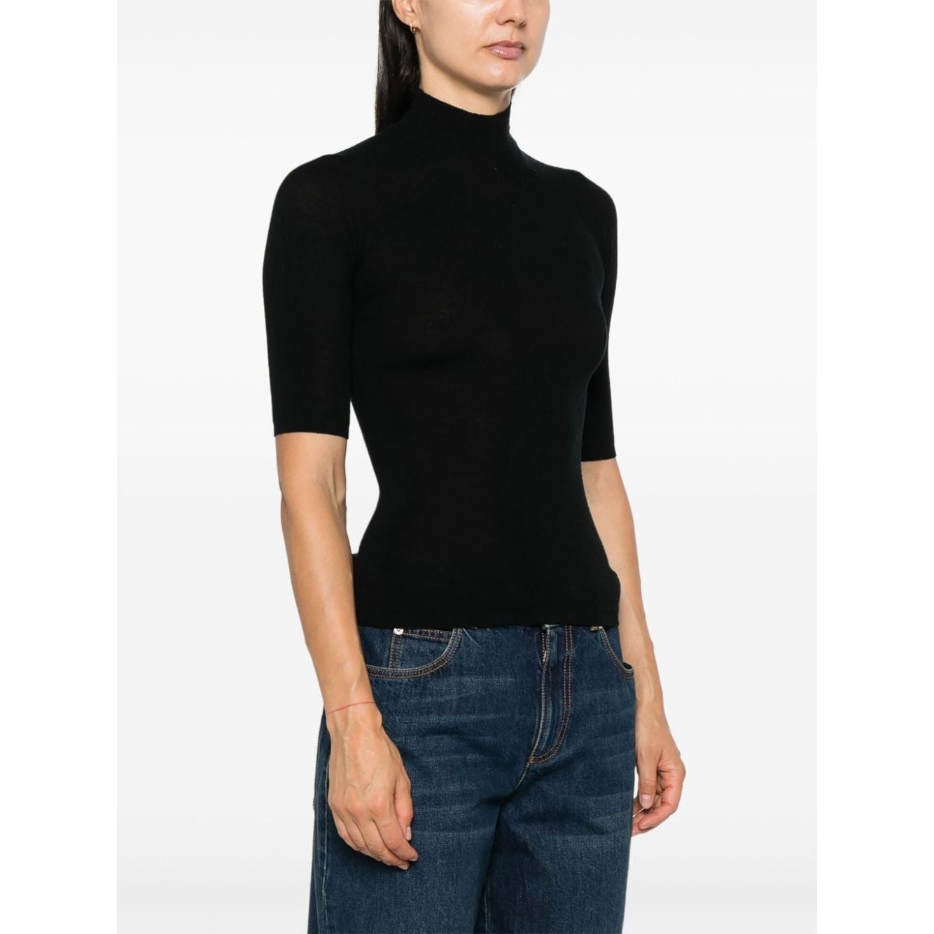 Majestic Sweaters Black Topwear