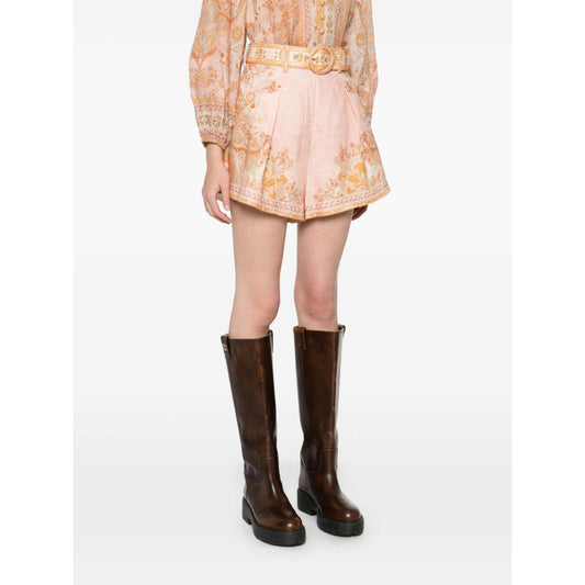 Zimmermann Shorts Beige Short trousers Zimmermann Misty Rose