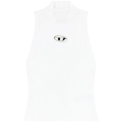 Diesel Ribbed-knit turtleneck top