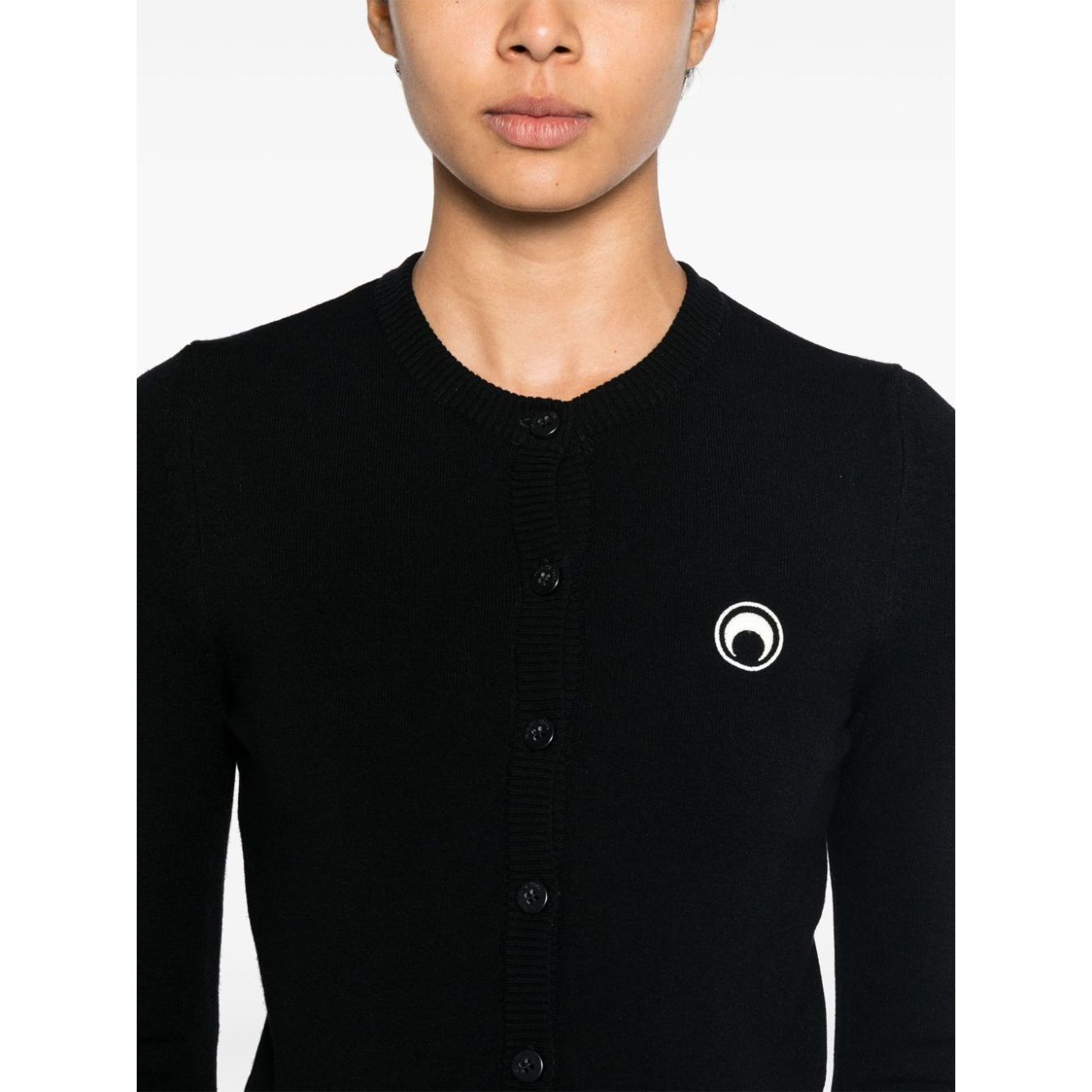 Marine Serre crew neck sweater