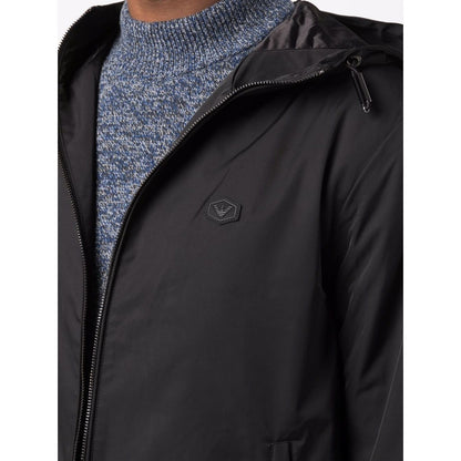 Emporio Armani water-repellent hooded jacket