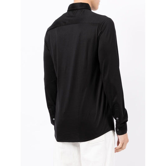 Emporio Armani stretch-fit button-up shirt 8N1CG11JUVZ0999-P25