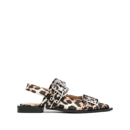 Ganni Printed Ballerinas