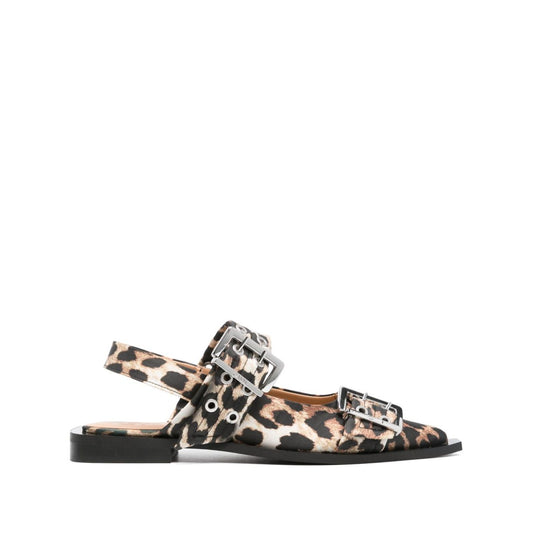 Ganni Printed Ballerinas Flat Shoes