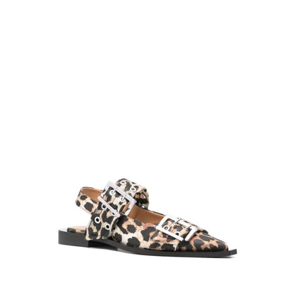 Ganni Printed Ballerinas