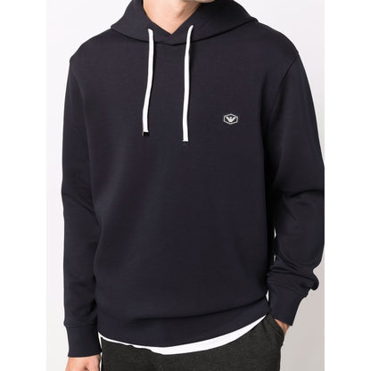 Emporio Armani long-sleeved Logo Patch Hoodie