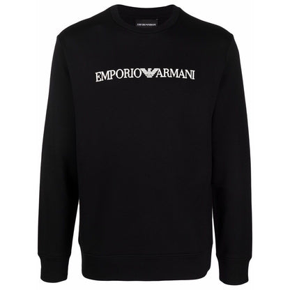 Emporio Armani Modal-blend sweatshirt with logo print