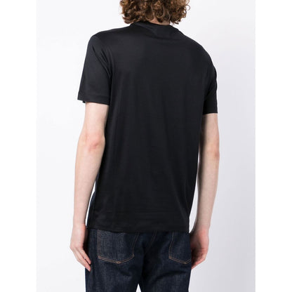 Emporio Armani logo-print Crew Neck T-shirt Topwear