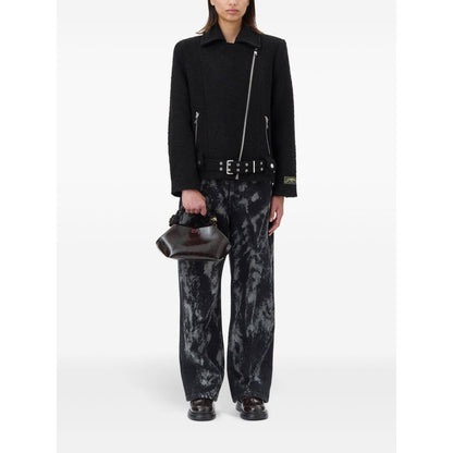 Ganni Textured Boucle Wool Jacket