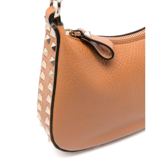 Valentino Garavani Rockstud Hobo In Pomegranate Calfskin WB0M37VSFKEL-P25