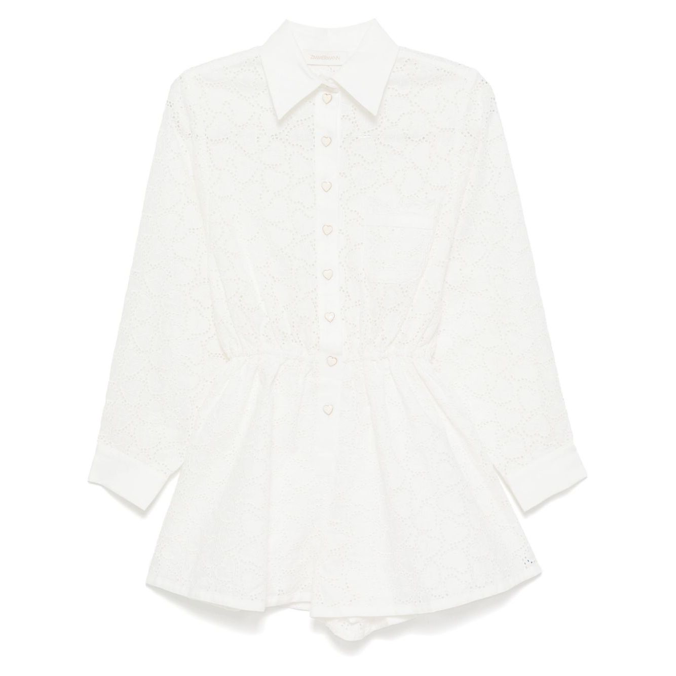 Zimmermann Crush embroidered jumpsuit Jumpsuits