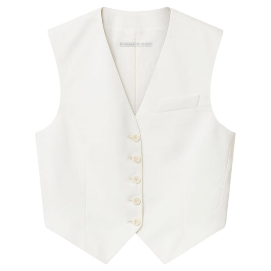 Stella McCartney Cropped Tailored Wool Waistcoat 6900043CU7049200-P25