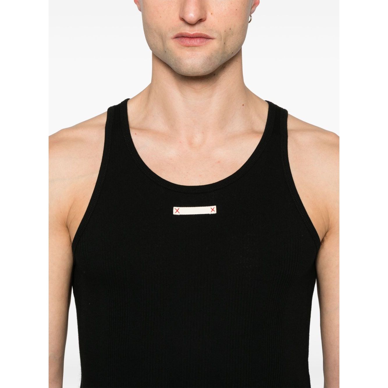 Maison Margiela ribbed-knit top