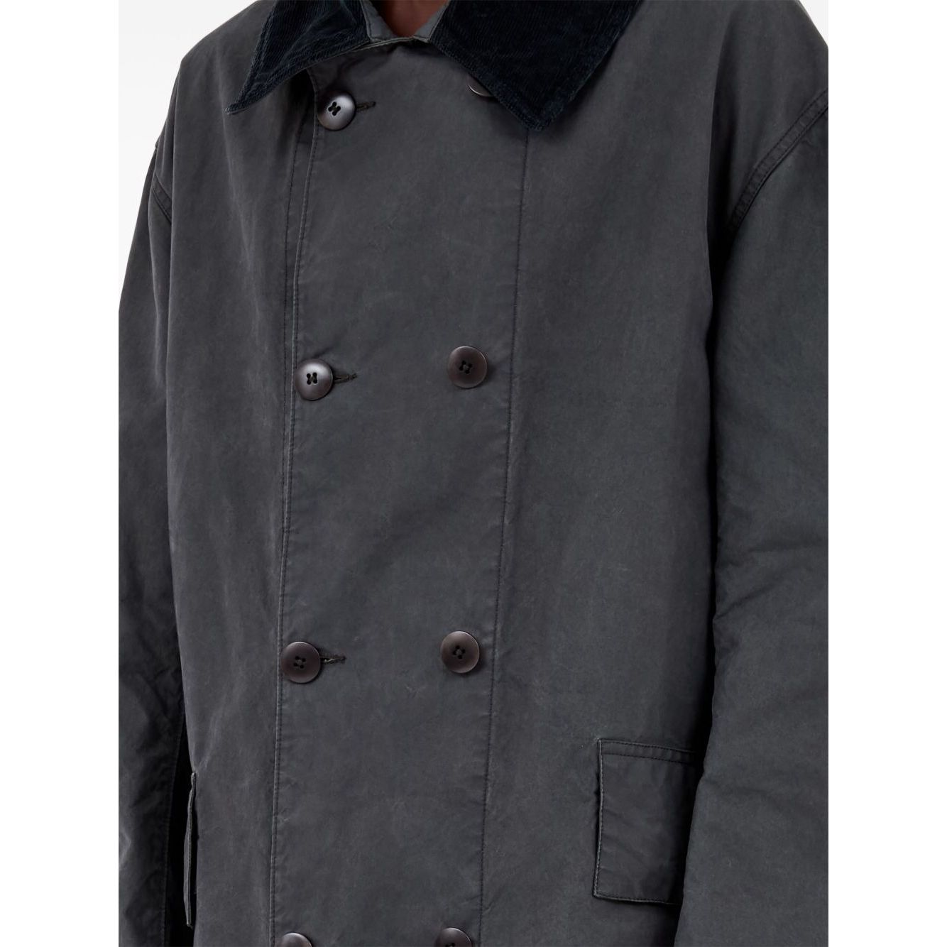 Maison Margiela Double Breasted Cotton Jacket
