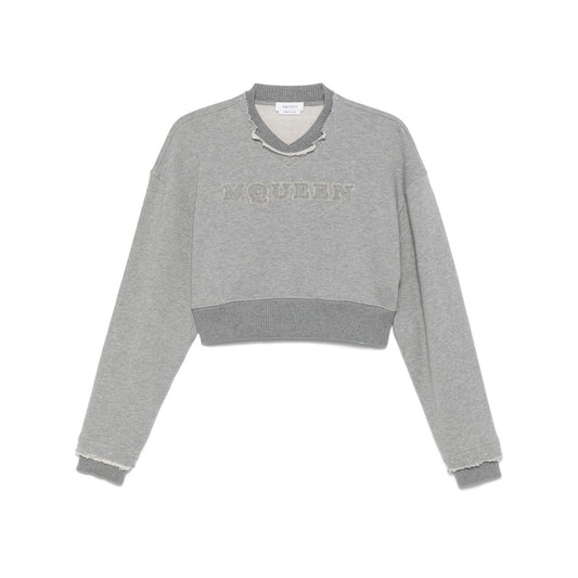 Alexander McQueen Sweaters Grey 815584QLAD81015-P25