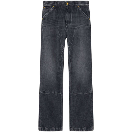 Versace Carpenter Jeans in Black Jeans Versace Dark Slate Gray