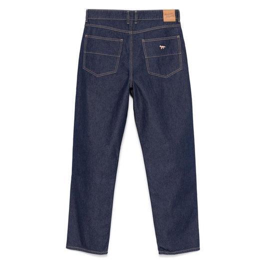 Maison Kitsuné Maison Kitsune Mid-Rise Straight Pants OM01118WW0081P470-P25