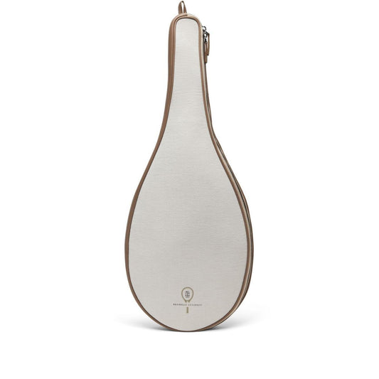 Brunello Cucinelli Canvas racket holder with logo ML858BT02C209-P25