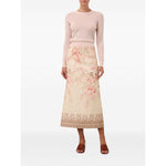 Zimmermann Illuminate Pencil Midi Skirt 9995SS251CORF-P25